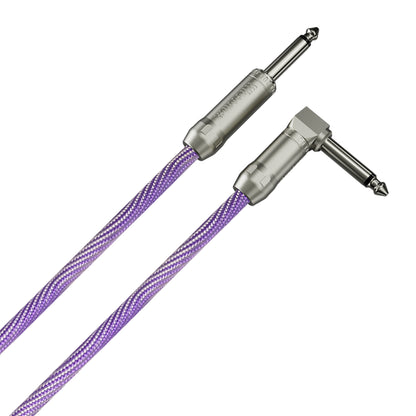 Cabo P10 Prowire Em L Tweed Branco/lilás 3,05m Wireconex [F108]