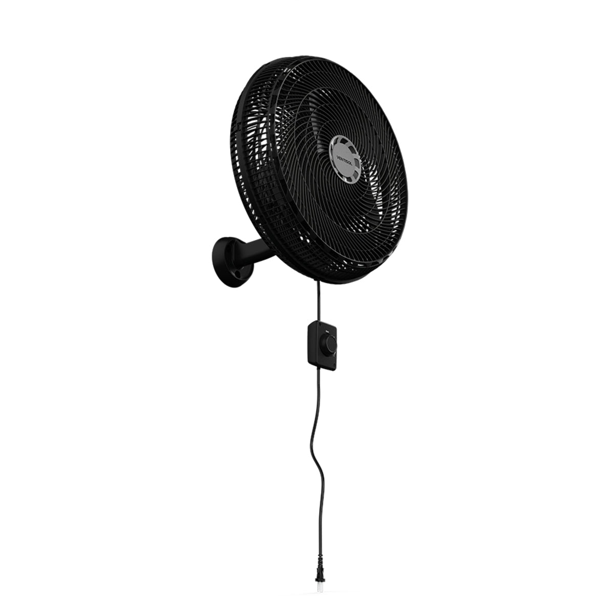 Ventilador Parede 50cm Oscilante 220v Preto Ventisol [F108]