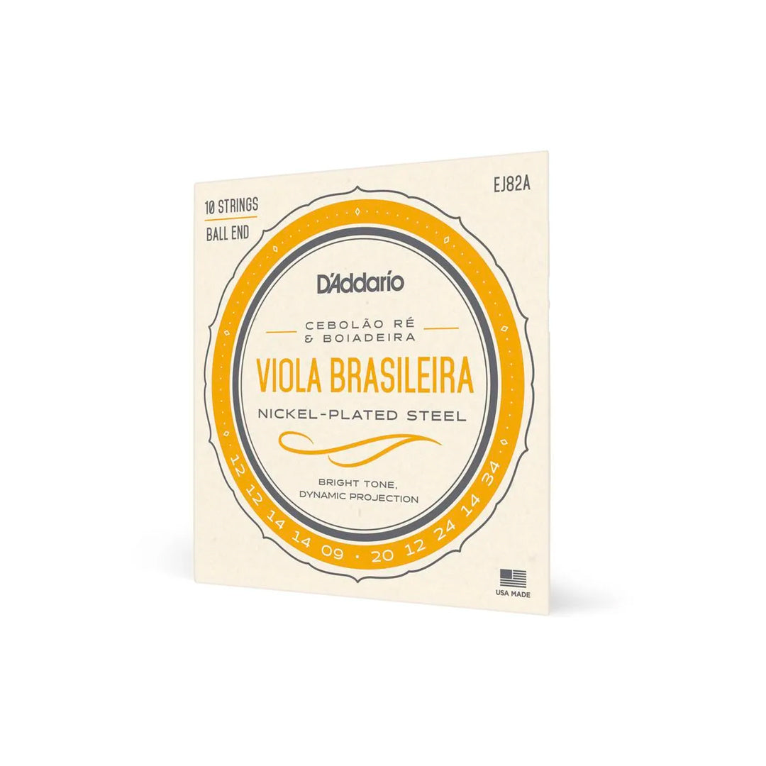 Cordas Para Viola Brasileira Ré D Addario Ej82 [F108]