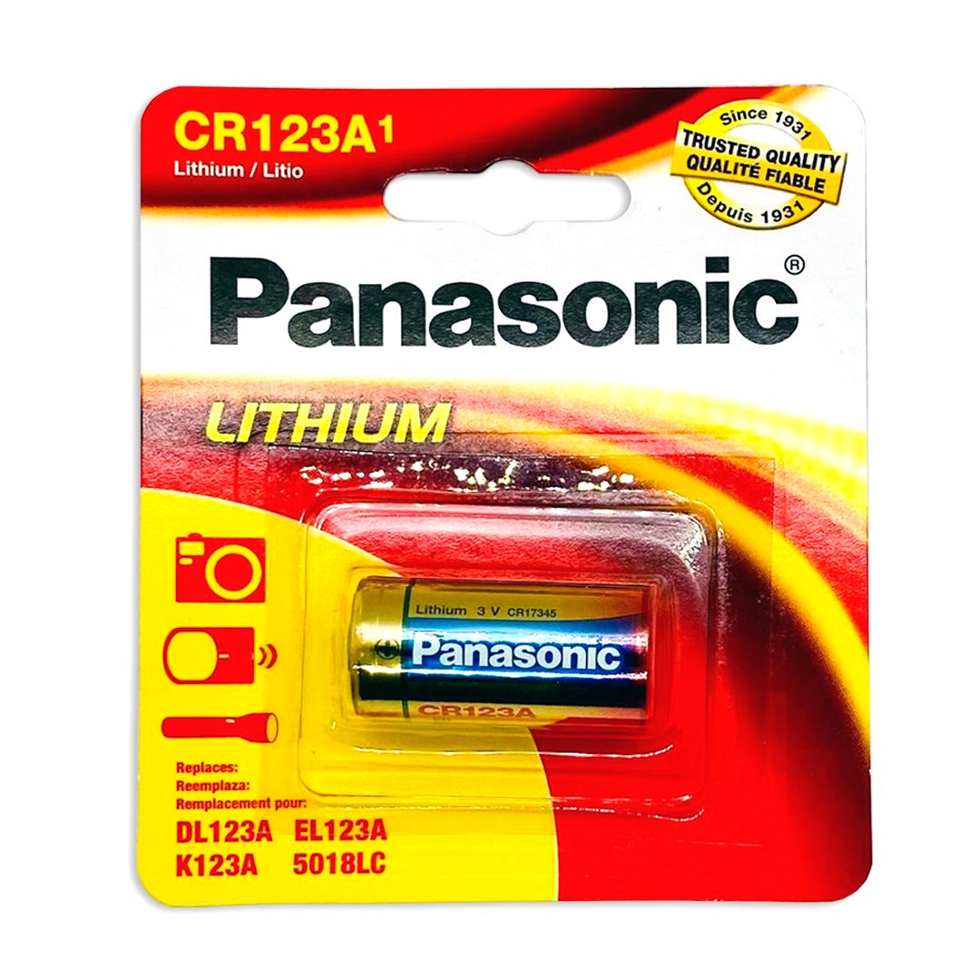 02 Baterias CR123 3v Panasonic