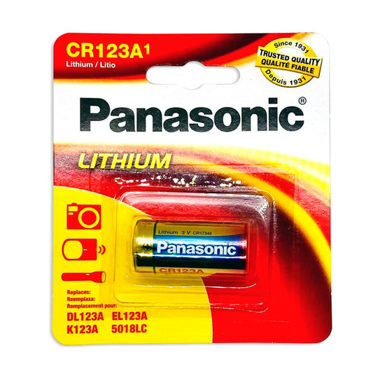 02 Baterias CR123 3v Panasonic