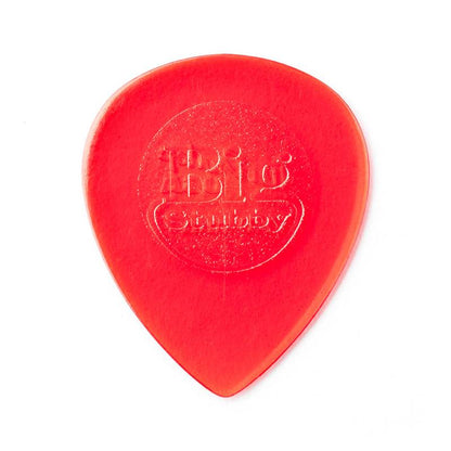 Palheta Big Stubby 1mm Pct C/6 475r1.0 Dunlop Vermelha (1841) [F108]