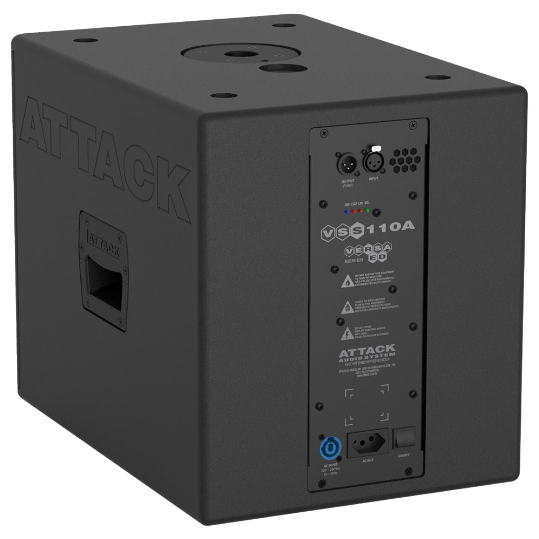 Subwoofer Versa Red Attack Vss110a - Caixa Ativa / Amplificada 10 Polegadas [F108]