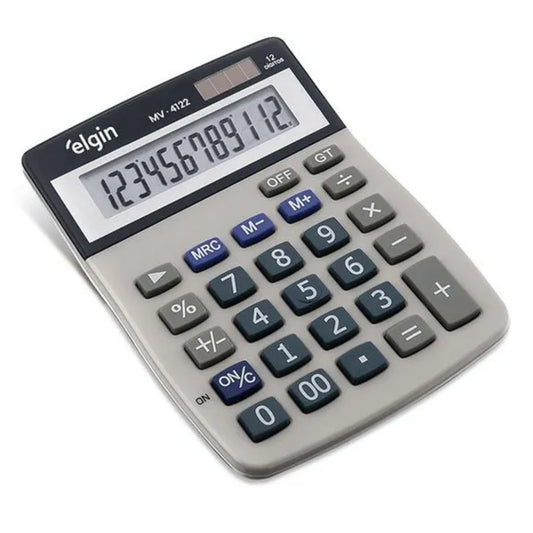 Calculadora De Mesa 12 Digitos Mv-4122 Elgin [F108]