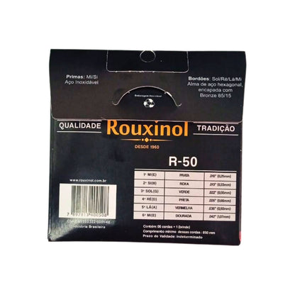Encordoamento Violão R-50 Aço 010 Inox Bolinha Rouxinol [F108]