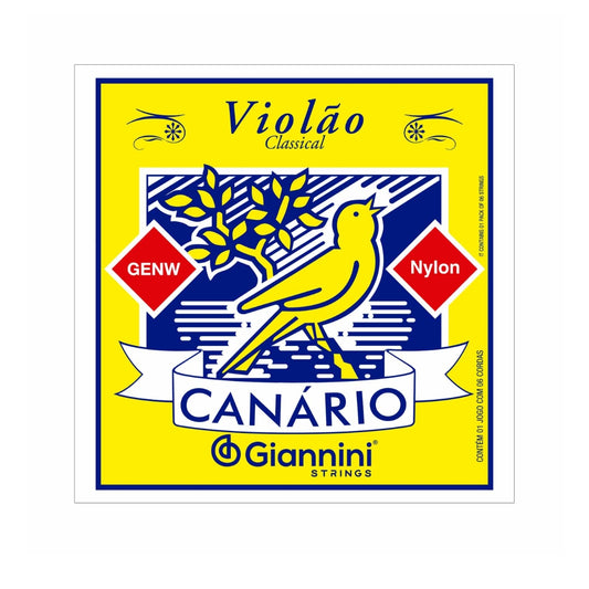 Encordoamento Giannini P/violão Nylon Canário Genw [F108]