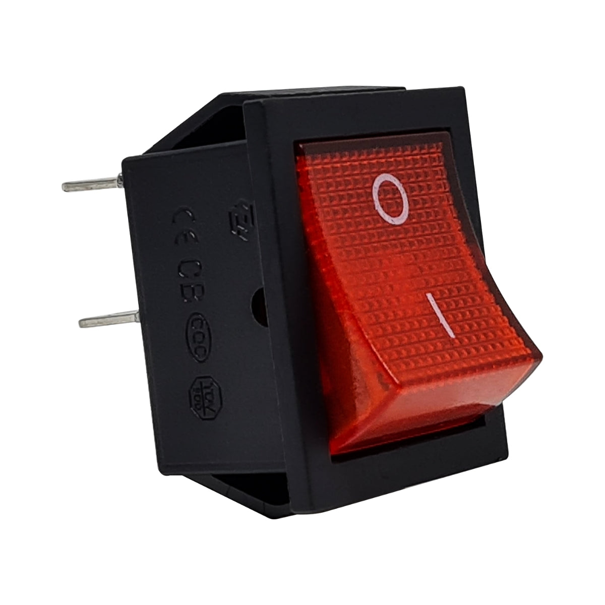 Chave Kcd4 4 Terminais Vermelha 15a 250vac Storm (10 Un) [F108]