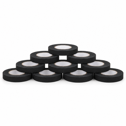 FITA ADESIVA CREPE INDUSTRIAL PRETA  18MM X 50M