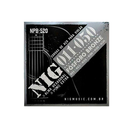 Encordoamento Violão Aço Fósforo Bronze 011"-050" Npb520 Nig [F108]