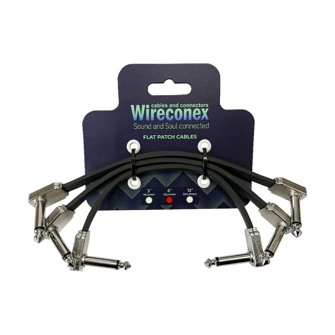Cabo Flat Para Pedal Wireconex Wfc 6-3 – Emborrachado 6 Polegadas [F108]