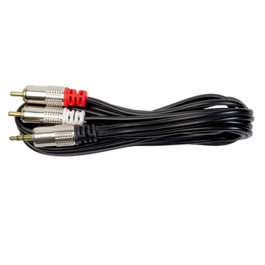 Cabo P2 Stereo 02 Rca Metal 3m Storm [F108]