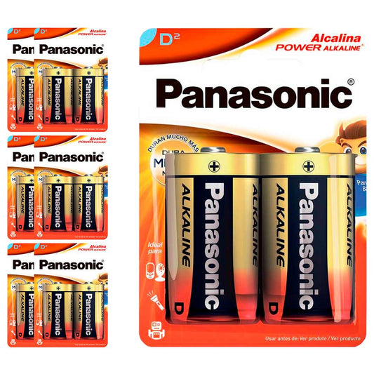 14 Pilhas Alcalinas D Panasonic (7  Cart)