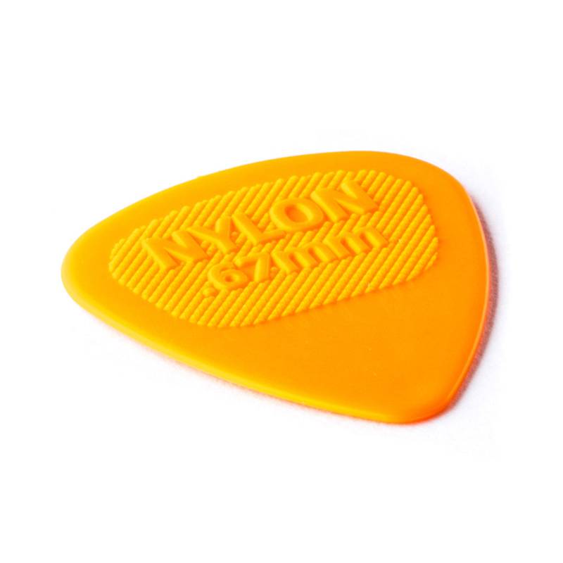 Palheta Nylon Midi 0,67mm Laranja Pct C/ 6 Un  443r.67 Dunlop (1822) [F108]
