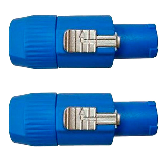 Conector Para Cabo Fêmea P/ac - Corpo Azul Wc 3 Fca Wireconex 02 Unidades [F108]