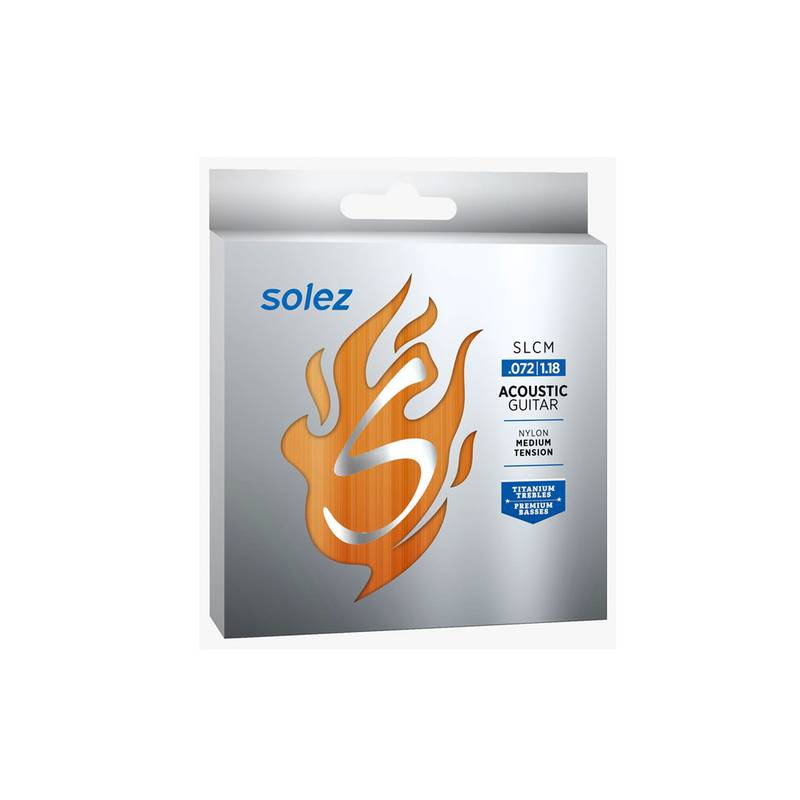Slc M - Encordoamento Solez Violao Nylon Medium Tension [F108]