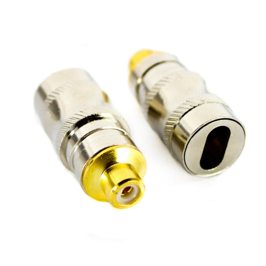 Conector Rca Fêmea Metal Gold Storm 10 Unidades [F108]