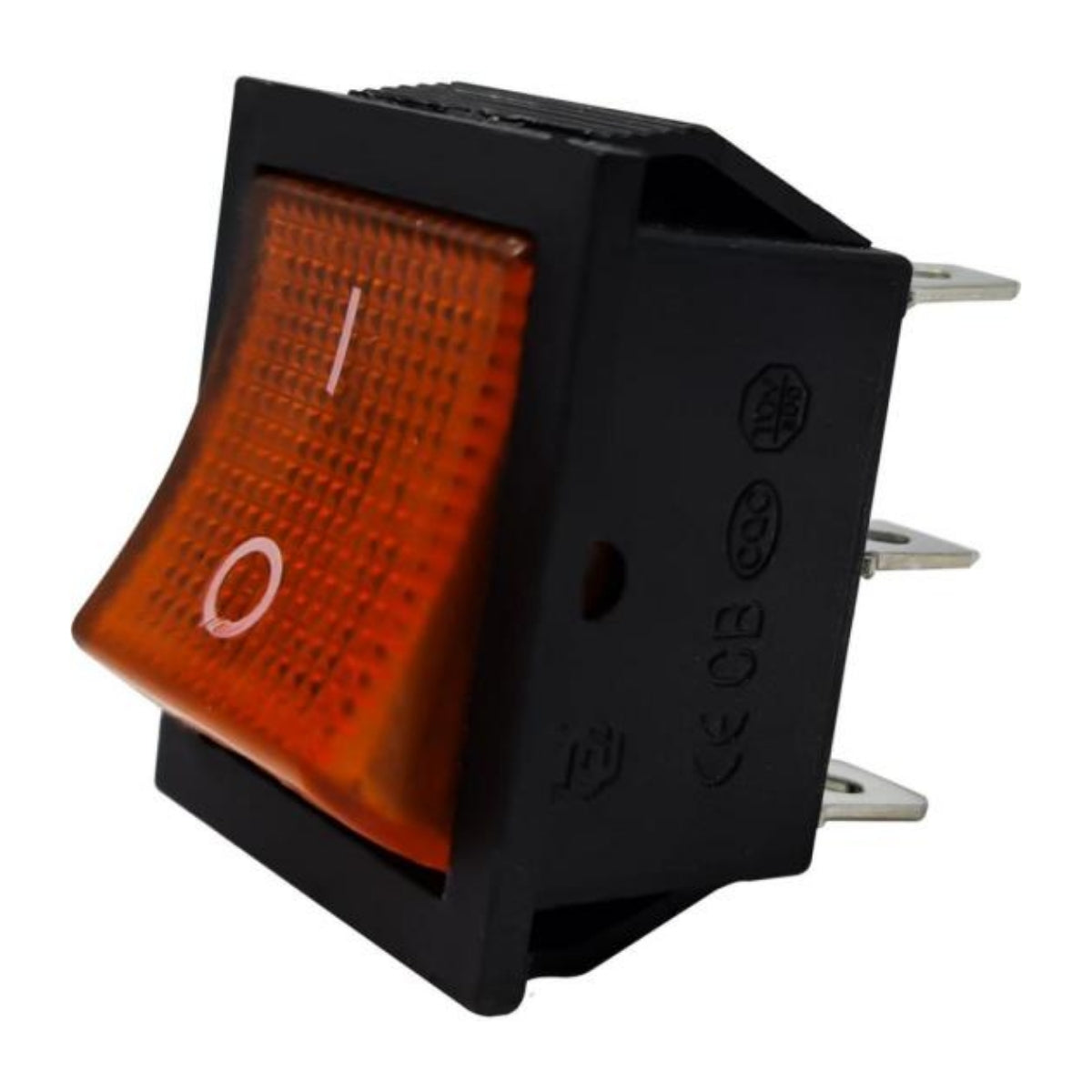 Chave Kcd4 4 Terminais Vermelha 15a 250vac Storm (10 Un) [F108]