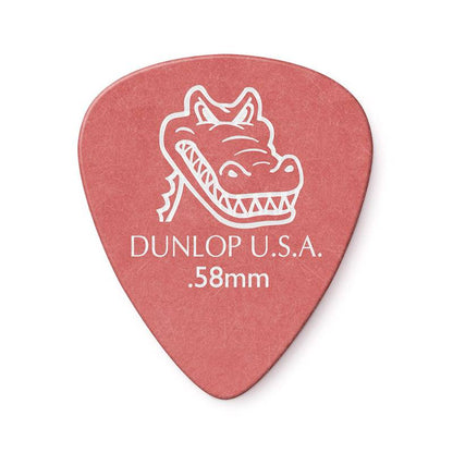 Palheta Gator Grip 0,58mm Pct C/6 417r.58 Dunlop (1811) [F108]
