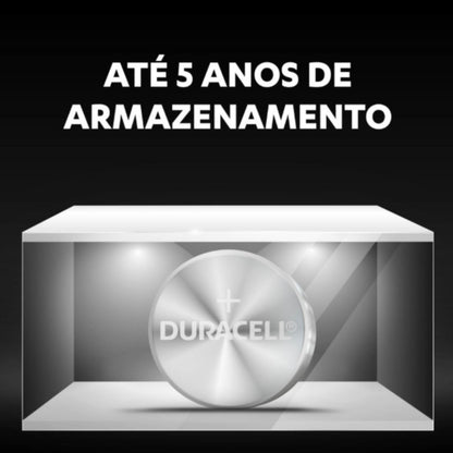 4 Pilhas Alcalinas Lr44 A76 Duracell [F108]