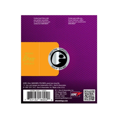 Cordas 010 Extra Light Phosphor Violão Aço Elixir [F108]