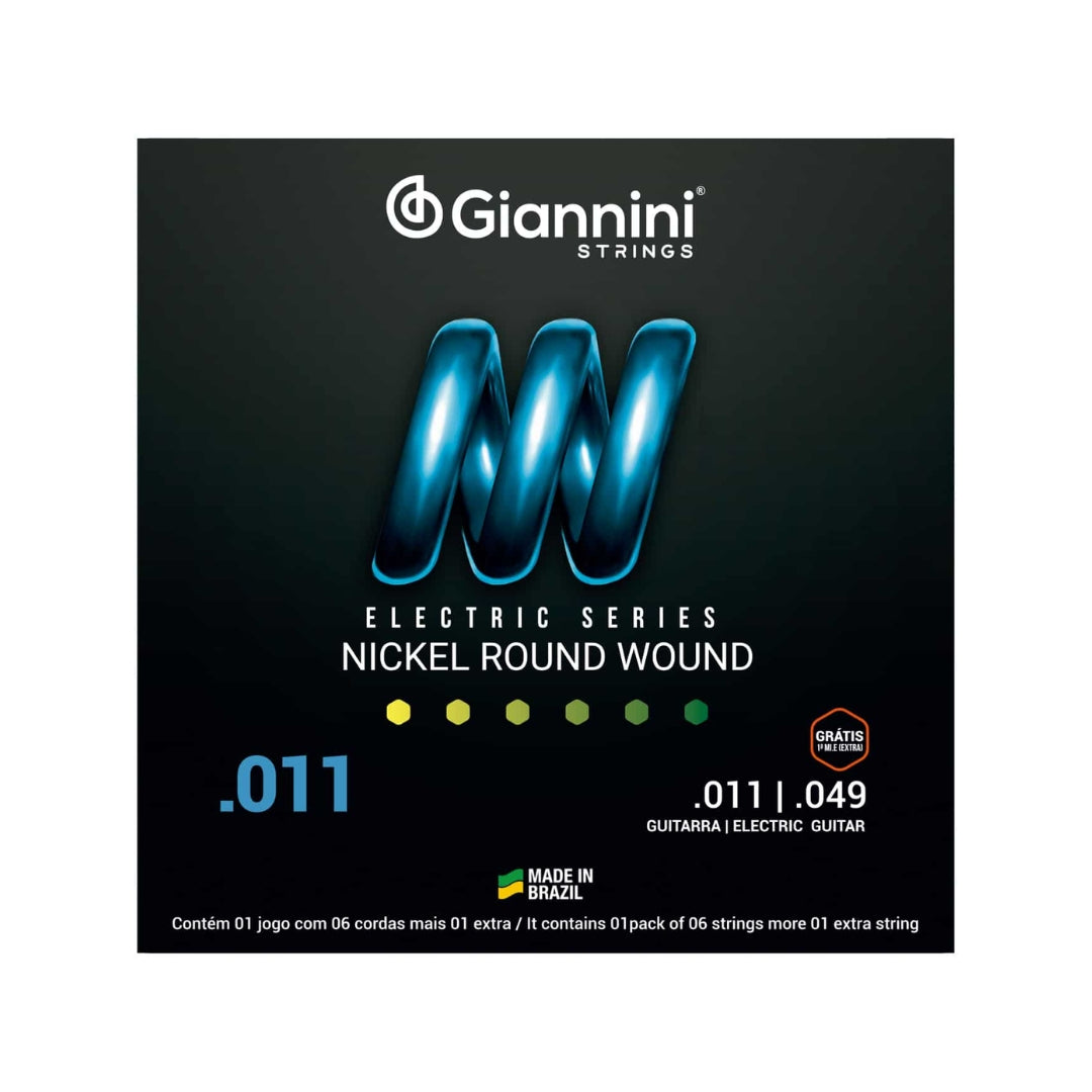 Encordoamento Giannini P/guitarra Niquel 0.011 Geegst.11 [F108]