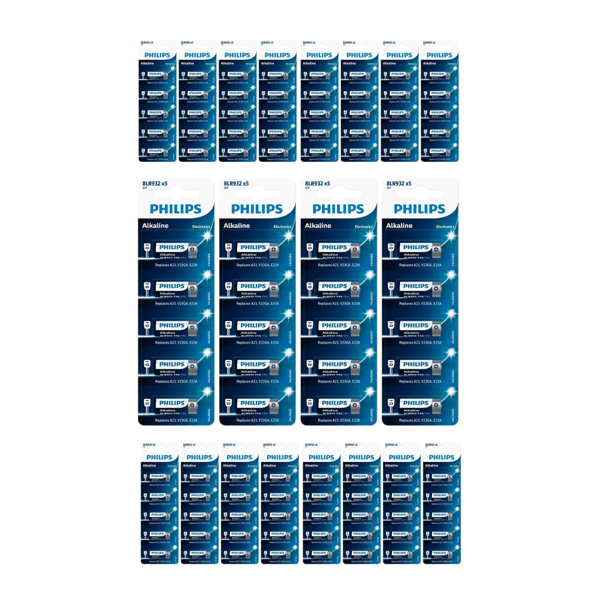 100 Baterias 12v C/ 5 Unidades (8lr932p5b/59) Philips (20 Cart)