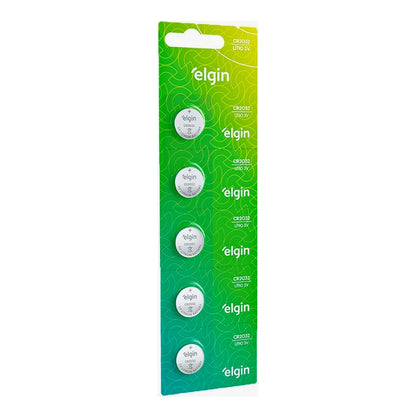 Bateria Lítio Cr2032 Elgin Cartela Com 05 Unidades [F108]