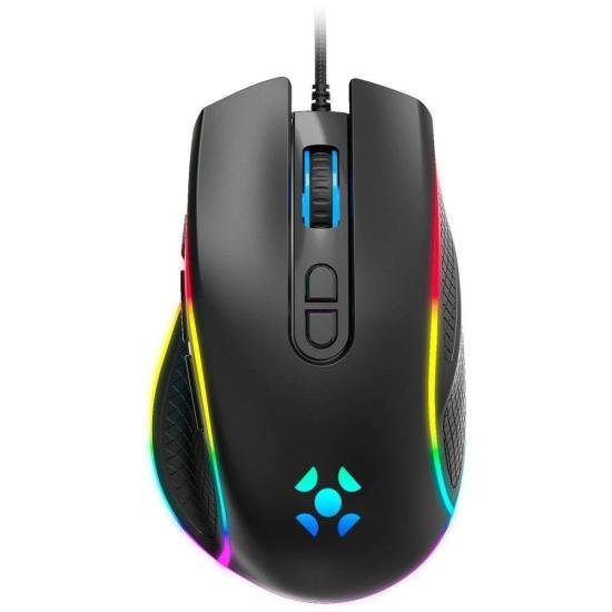 Mouse Gamer Fortrek Cruiser New Edition 12000 Dpi RGB Preto [F002]