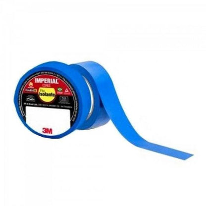 Fita Isolante 18mm x 10m Imperial Azul 3M - PCT / 10 [F002]