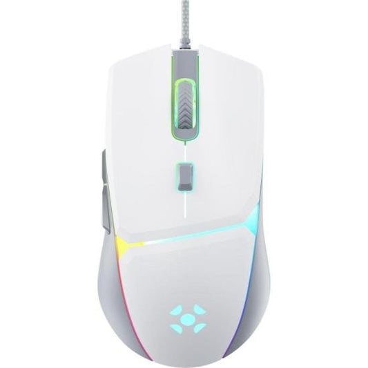 Mouse Gamer Fortrek Crusader 12800Dpi Branco [F002]