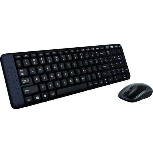 Kit Teclado e Mouse sem Fio MK220 Preto LOGITECH [F002]