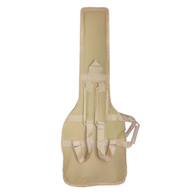 Capa Guitarra Extra Bolso Cargo - Nylon 600 Bege [F108]