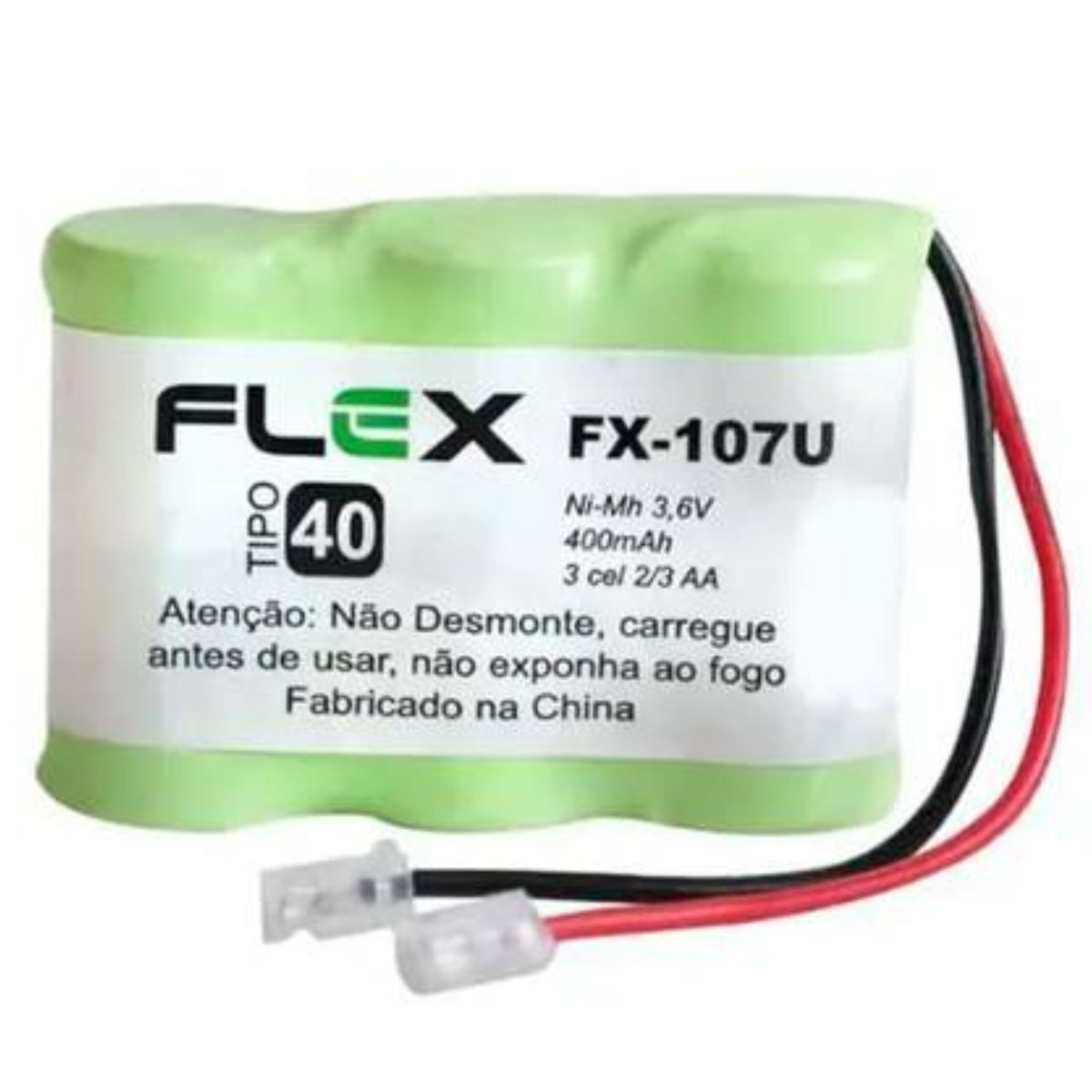 Bateria Telefone Sem Fio Fx107u 3,6v 400mah Flex [F108]