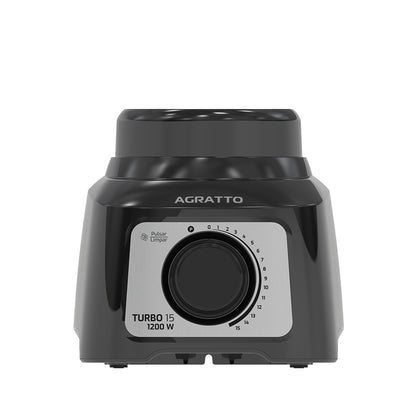 Liquidificador Turbo 15 Preto 3,2l 127v 1200w  Agratto [F108]