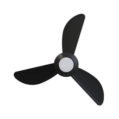 Ventilador De Teto Mistral Led 18w 3p Bivolt Preto Ventisol [F108]