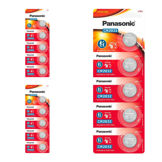 15 Baterias Cr2032 Panasonic (3 Cart)