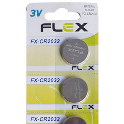 Bateria Cr2032 Cartela Com 5 Unidades Flex [F108]