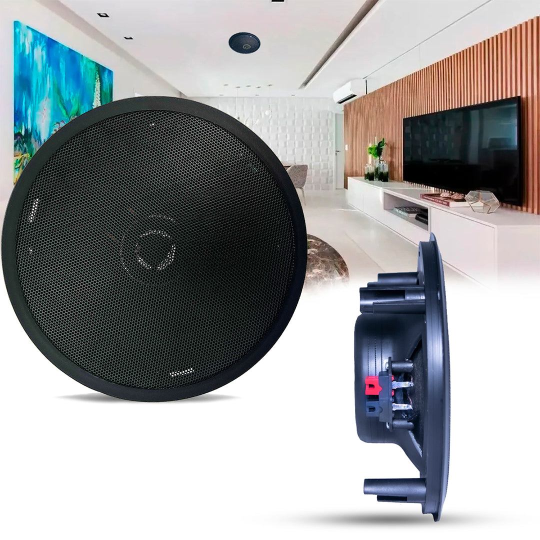 Kit Arandela Coaxial 6p 70w 8r Redonda Pt Leson [F108]