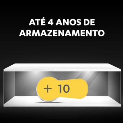 6 Baterias Auditivas 10 Duracell [F108]