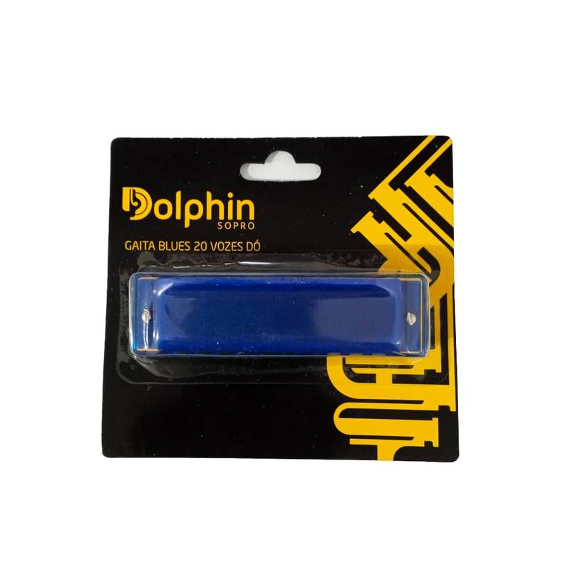 Gaita Blues 20 Vozes Do Corpo De Plastico Cores Sortidas Dolphin [F108]