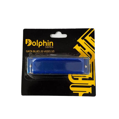 Gaita Blues 20 Vozes Do Corpo De Plastico Cores Sortidas Dolphin [F108]
