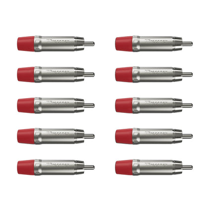 Conector Rca Macho Wc 1212 Rd Wireconex 10 Unidades [F108]