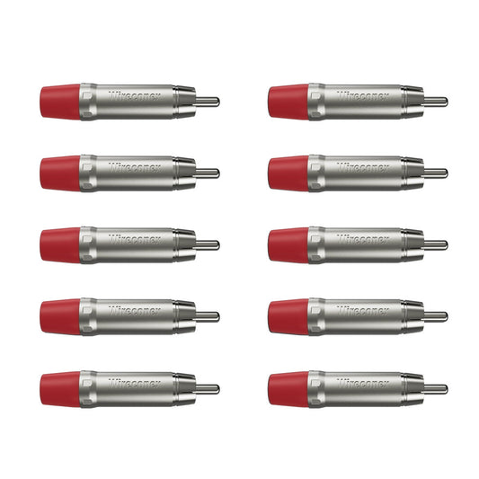 Conector Rca Macho Wc 1212 Rd Wireconex 10 Unidades [F108]