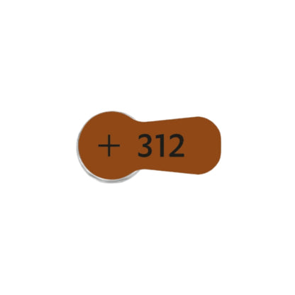 6 Baterias Auditivas 312 Duracell [F108]