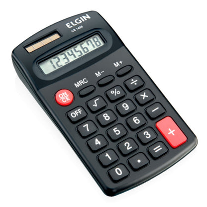 Calculadora De Bolso 8 Digitos Solar Cb-1485 Elgin [F108]