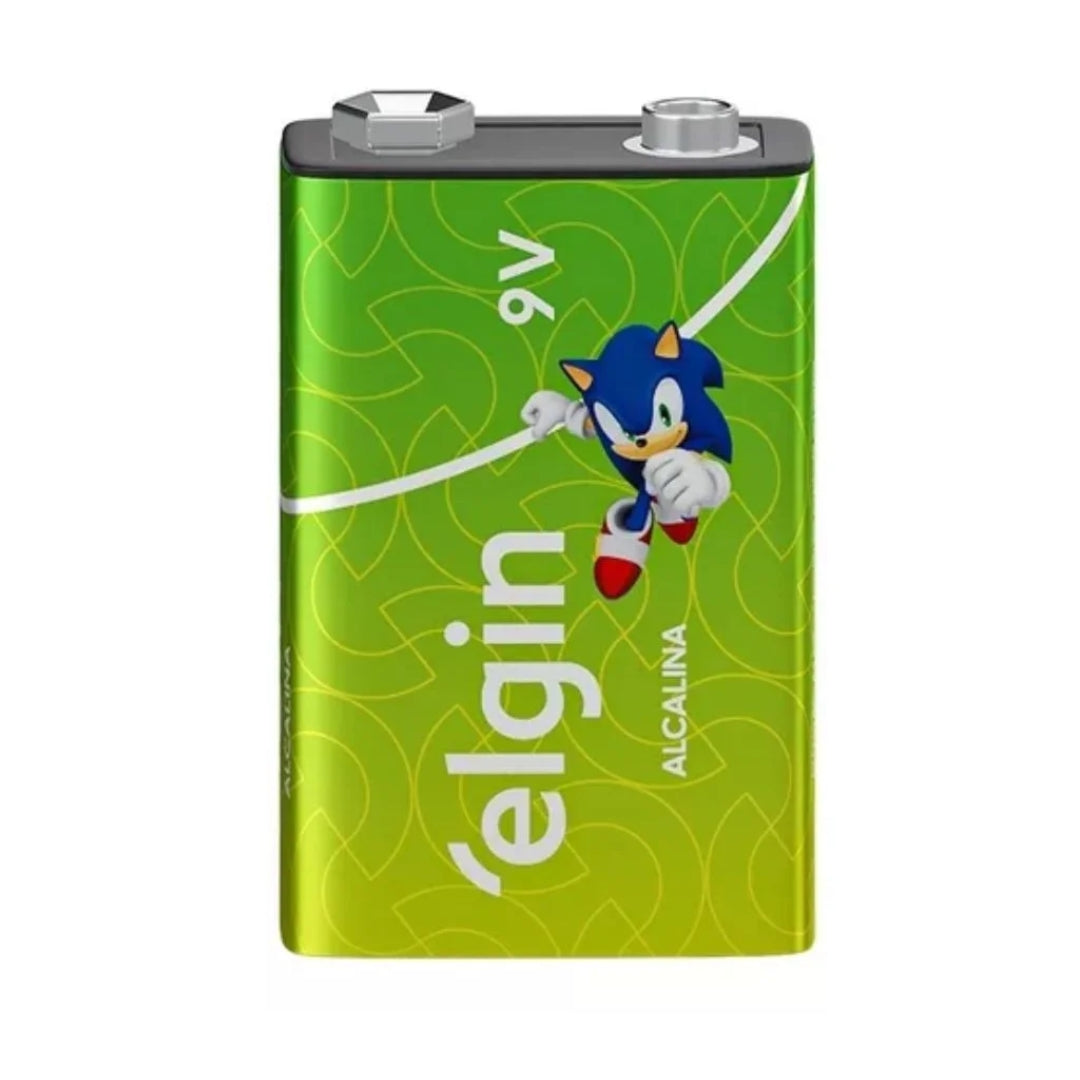 Bateria Alcalina 9v Elgin Cartela 01 Unidade [F108]