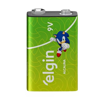Bateria Alcalina 9v Elgin Cartela 01 Unidade [F108]