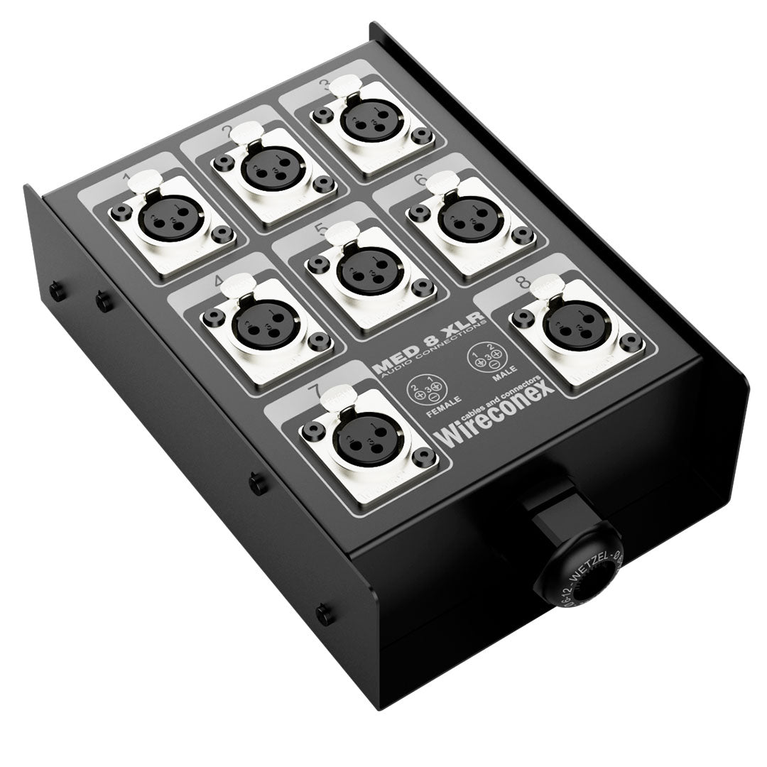 Painel Multicabo 08 Vias Xlr Medusa Wireconex [F108]