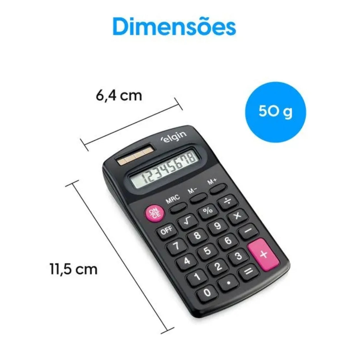 Calculadora De Bolso 4 Op. S.p. Cb1483 Elgin [F108]