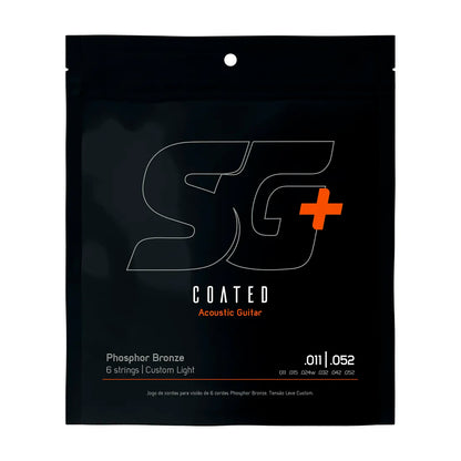 Encordoamento P/violão Fósforo Bronze Sg+ Revestido 011 [F108]